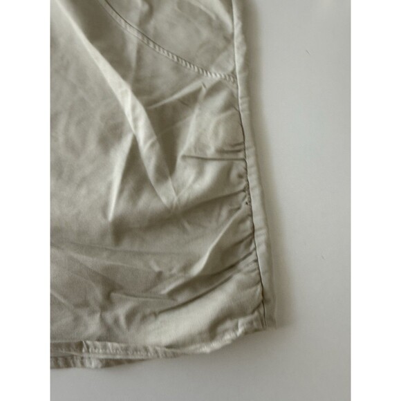 Toad & Co Women Medium organic cotton tank v neck ruched Zippered Pocket - Picture 8 of 12